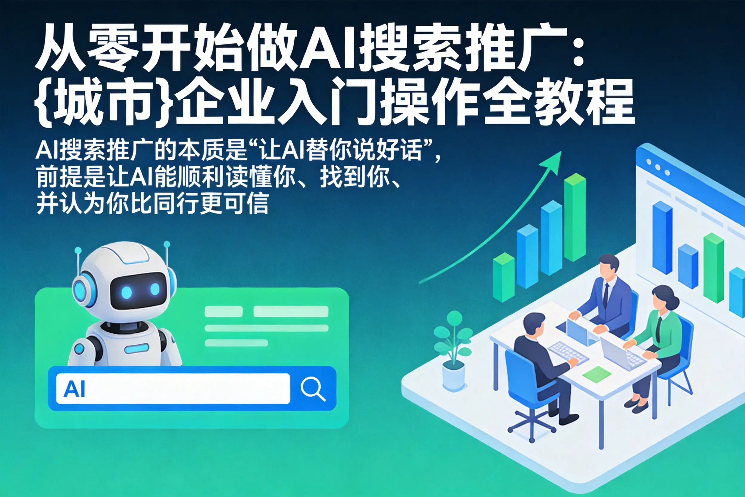从零开始做AI搜索推广：丹凤企业入门操作全教程